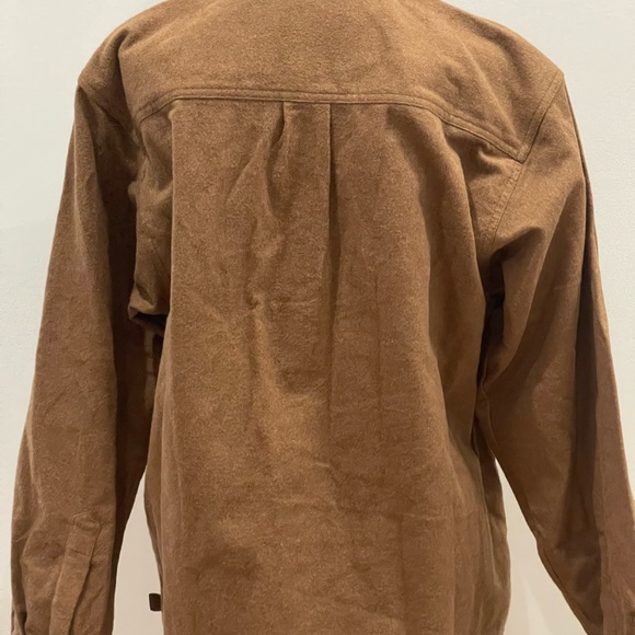 New Moosecreek S Brown Long Sleeve Collared Button‎ Down - Picture 5 of 8